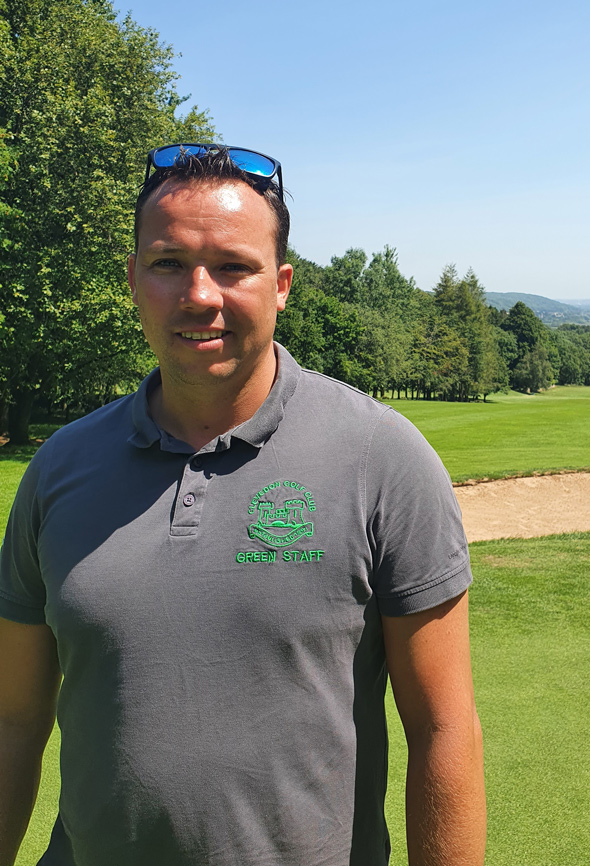 Richard Ponsford, Course Manager at Clevedon Golf Club
